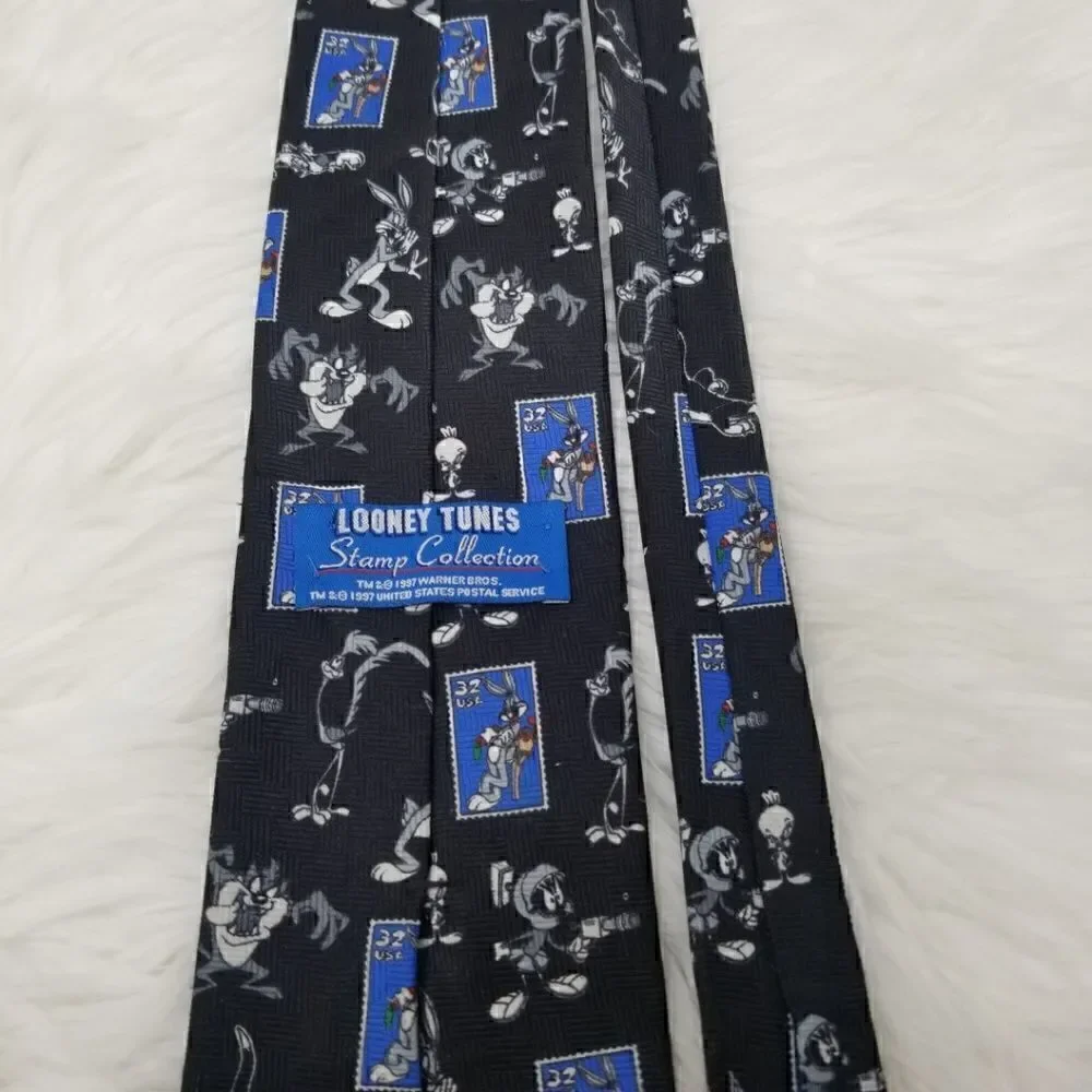 Looney Tunes Stamp Collection Neck Tie